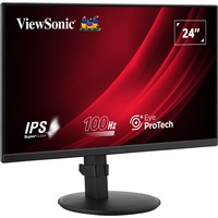 ViewSonic VA2408-HDJ Ergonomische monitor 23.8" Zwart (mat), 1x HDMI, 1x Display Port, VGA, 100 Hz