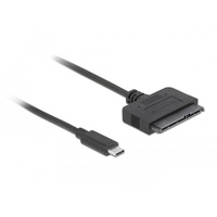 DeLOCK USB Type-C Converter to 22 pin SATA 6 Gb/s Zwart