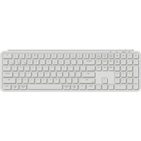 Keychron B6 Pro Ultra-Slim toetsenbord Wit, US lay-out (QWERTY), Scissor switches, 100%, ABS, 2.4 GHz | Bluetooth 5.2 | USB-C