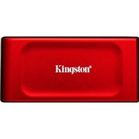Kingston XS1000 Portable 1 TB externe SSD Rood/zwart, SXS1000R/1000G, USB-A 3.2 (10 Gbit/s)