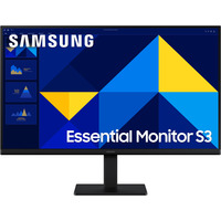 SAMSUNG S27D302GAU Essential S3 S30GD 27" monitor Zwart, 100 Hz, HDMI, VGA
