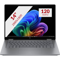 HP OmniBook X FlipNGAI 14-fk0070nd 14"  Copilot+ 2-in-1 laptop Zilver | Ryzen AI 7 350 | Radeon 860M | 16 GB | 1 TB SSD | Touch