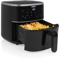 Princess 182238 Digitale Airfryer 4L heteluchtfriteuse Zwart, 4 liter| hetelucht | verstelbaar Airfryerrek | BPA-vrij