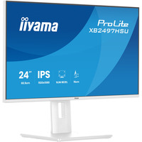 iiyama ProLite XB2497HSU-W1 23.8" monitor Wit (mat), 120 Hz, HDMI, DisplayPort, USB, Audio