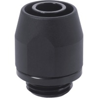 Alphacool Alpha HF c Fitt TPV Me 12,7/7,6mm str bk verbinding Zwart