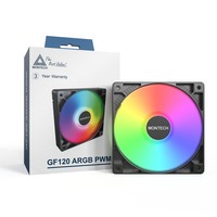 Montech GF120 ARGB PWM case fan Zwart, 4-pin PWM