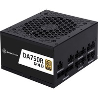 SilverStone DA750R-GM Gold, 750W voeding Zwart, 4x PCIe, 1x 12VHPWR