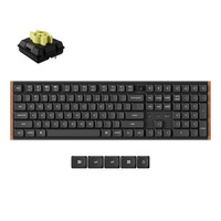 Keychron K5 Ultra 8K Wireless Custom Mechanical Keyboard Zwart, US lay-out (QWERTY), Keychron Milk POM Banana, 100%, RGB leds, LSA Double-shot PBT, USB-C | 2.4 GHz | Bluetooth 5.2