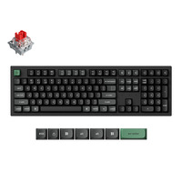 Keychron K10 Ultra 8K Wireless Custom Mechanical Keyboard Zwart, US lay-out (QWERTY), Keychron Apex Red, 100%, RGB leds, OSA Double-shot PBT, USB-C | 2.4 GHz | Bluetooth 5.2