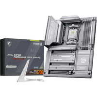 MSI MAG X870E TOMAHAWK MAX WIFI PZ socket AM5 moederbord Wit, RAID, 5Gb-LAN, Wi-Fi 7, BT 5.4, Sound, ATX