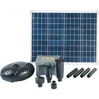 Ubbink SolarMax 2500 Accu pomp Zwart, Incl. solarpaneel, pomp en accu