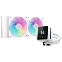 DeepCool MYSTIQUE 240 ARGB waterkoeling Wit, 4-pins PWM fan-connector