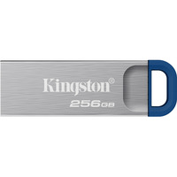 Kingston DataTraveler Kyson USB Flash Drive 256 GB usb-stick Zilver/blauw, USB-A 3.2 (5 Gbit/s)