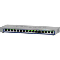Netgear 16-poorts Gigabit Ethernet unmanaged switch (GS116v3) Grijs