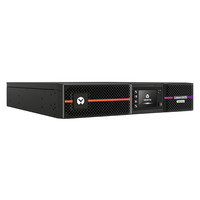 Vertiv Liebert GXT5-1500IRT2UXLN ups Zwart, 2U Rack/Tower, 1500 VA, 1500 W, 8x C13, USB, incl. Netwerkkaart