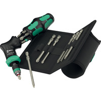 Wera Wera Kraftform Kompakt Pistol RA-R 2 bitset Zwart/groen