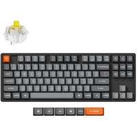 Keychron K8 Max-J4 RGB mechanisch toetsenbord Zwart, US lay-out (QWERTY), Keychron Super Banana, 80% (TKL), RGB leds, OSA Double-shot PBT, hot swap, USB-C | 2.4 GHz | Bluetooth 5.1