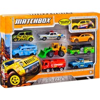 Matchbox Gift Pack 9 auto's Speelgoedvoertuig Assortiment product, schaal 1:16