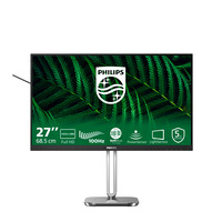 Philips 27B2G5200 27" monitor Zilver/zwart, VGA, HDMI, DisplayPort, USB, Audio, 100 Hz