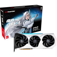PowerColor Radeon RX 9070 XT Hellhound REVA16GB Limited Edition grafische kaart Wit/zwart, RDNA4, GDDR6, 3x DisplayPort, 1x HDMI