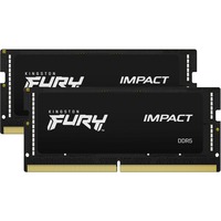 Kingston FURY 64 GB DDR5-5600 Kit laptopgeheugen Zwart, KF556S40IBK2-64, Impact
