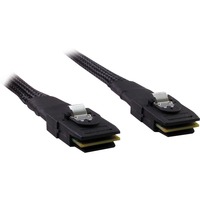 Inter-Tech Kabel SFF 8087 > SFF 8087, 0,75m Zwart