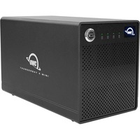 OWC ThunderBay 4 mini externe behuizing Zwart, 2x Thunderbolt 3