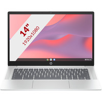 HP Chromebook 14a-nf0080nd (A12M0EA) 14"  laptop Zilver | N200 | UHD Graphics | 8 GB | 128 GB UFS