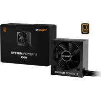be quiet! System Power 11 450 watt voeding  Zwart, 2x PCIe