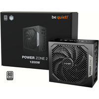 be quiet! be quiet! Power Zone 2             modulaire 1200 watt voeding  Zwart, 1x 12V-2x6, 3x PCIe