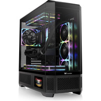 Thermaltake View 600 TG big tower behuizing Zwart | 2x USB-A | 1x USB-C | Tempered Glass