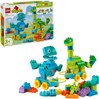 LEGO DUPLO - 3-in-1 dinosaurussen op wielen Constructiespeelgoed 10451