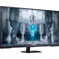 SAMSUNG Odyssey Neo G70NC 43" 4K UHD gaming monitor Zwart/wit, 144Hz, 2x HDMI, 1x DisplayPort, USB, Audio, LAN, WiFi