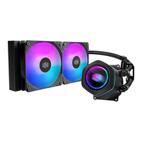 Cooler Master MasterLiquid Core Nex 240 Black waterkoeling Zwart, ARGB