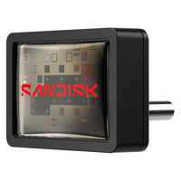 SanDisk Extreme Fit USB-C-flashdrive 1 TB usb-stick Zwart, USB-C 3.2 (5 Gbit/s)