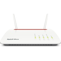 AVM FRITZ!Box 6890 LTE International router Wit/rood, 3G (UMTS/HSPA+), Mesh Wi-Fi