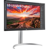 LG UltraFine 27UP850K-W 27" 4K Ultra HD monitor Zilver/zwart, 1x DisplayPort, 2x HDMI, 2x USB-A, 1x Thunderbolt