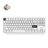 MCHOSE GX87 Ultra: White Electrophoresis Vintage White Aluminum Custom Mechanical toetsenbord Wit, KTT Vintage White, RGB, Hot swap, Double-Shot PBT, draadloos | Bluetooth | USB-C