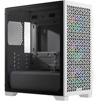 Cooler Master Elite 302 mini tower behuizing Wit | 1x USB-A | 1x USB-C | RGB | Tempered Glass