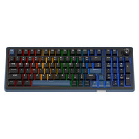 Ducky OK-M-98​ RGB mechanisch toetsenbord Zwart, US lay-out (QWERTY), KTT Tactile, 96%, 98%, RGB, Hot-swap, PBT, 2.4 GHz / Bluetooth / USB-C