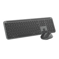 Logitech MK950 Signature Slim draadloze desktopset Grafiet, US-International lay-out (QWERTY), 400 - 4000 dpi