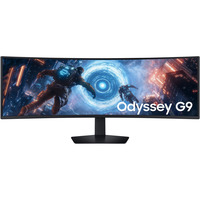SAMSUNG Odyssey G9 S49FG910EU 49" Curved UltraWide gaming monitor Zwart, 144 Hz, HDMI, DisplayPort, AMD FreeSync