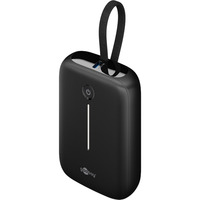 goobay Powerbank 10.000 mAh - 20W Zwart, USB-C PD