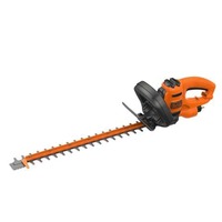 BLACK+DECKER Heggenschaar BEHTS301 Oranje/zwart, Met extra zaagblad voor verhoogde snoeicapaciteit