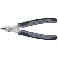KNIPEX Electronic Super Knips ESD 78 13 125 ESD elektronica-tang Grijs