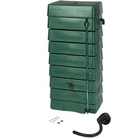 Nature Kunststof muurtank regenton Groen, 276 liter