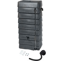 Nature Kunststof muurtank regenton Antraciet, 276 liter