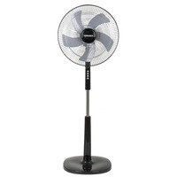 Termozeta Airzetta statiefventilator Zwart/chroom