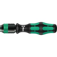 Wera Bits-Handhouder 813 R met Rapidaptor Bithouder schroevendraaier Zwart/groen, 90mm