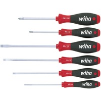 Wiha Schroevendraaierset SoftFinish 7152 Zwart/rood